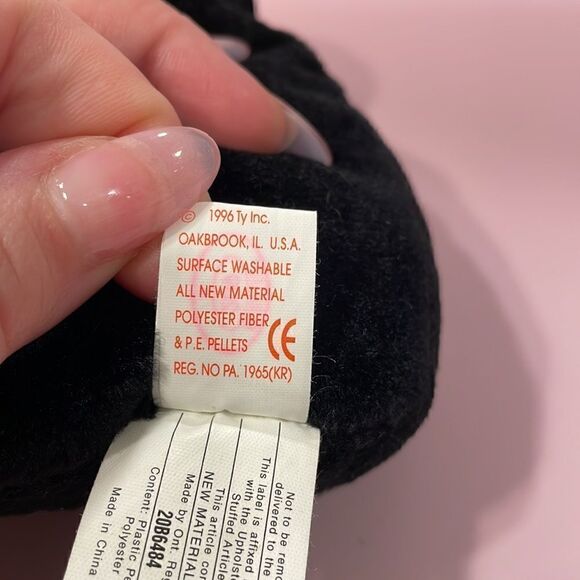 Ty Original Beanie Baby Congo the Gorilla Excellent Condition PE Pellets 1996 - Picture 7 of 7